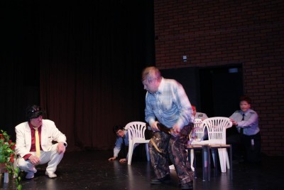 Pyssy on miehen turva